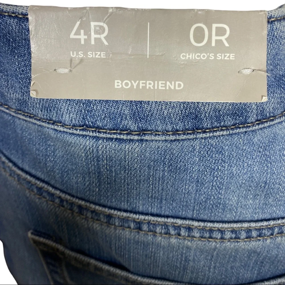 Chico’s Boyfriend Ankle Jeans Size 4 - Picture 6 of 10